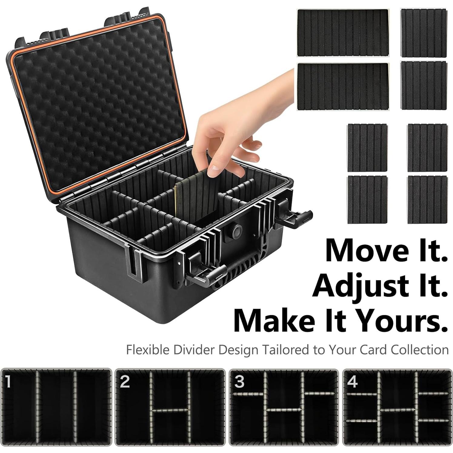 Caja de Almacenamiento de Tarjetas Betschkim Impermeable 1.76kg