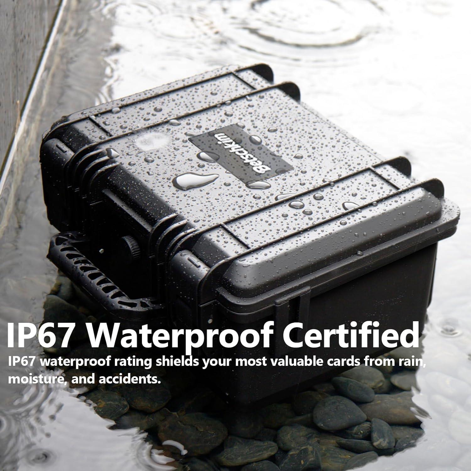 Caja de Almacenamiento de Tarjetas Betschkim Impermeable 1.76kg