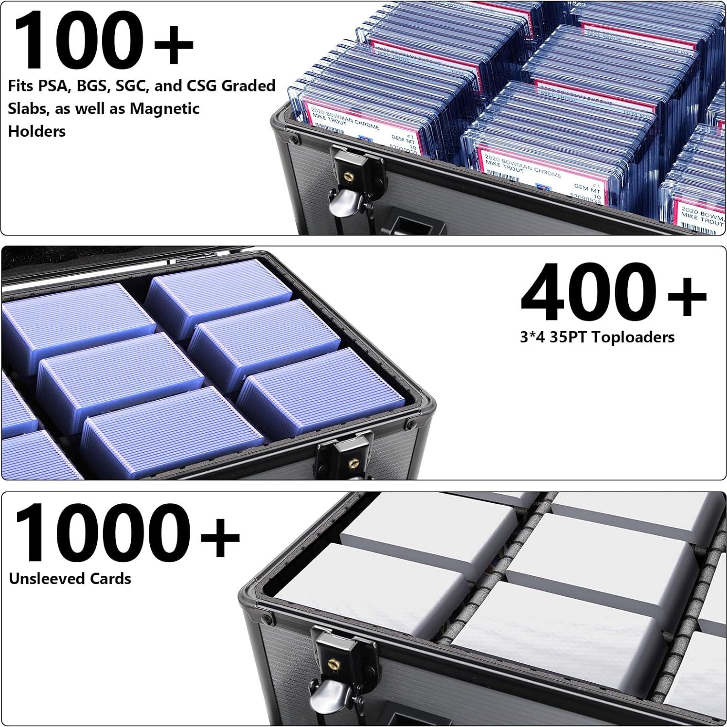 Caja de Almacenamiento para Cartas Deportivas Betschkim Grande