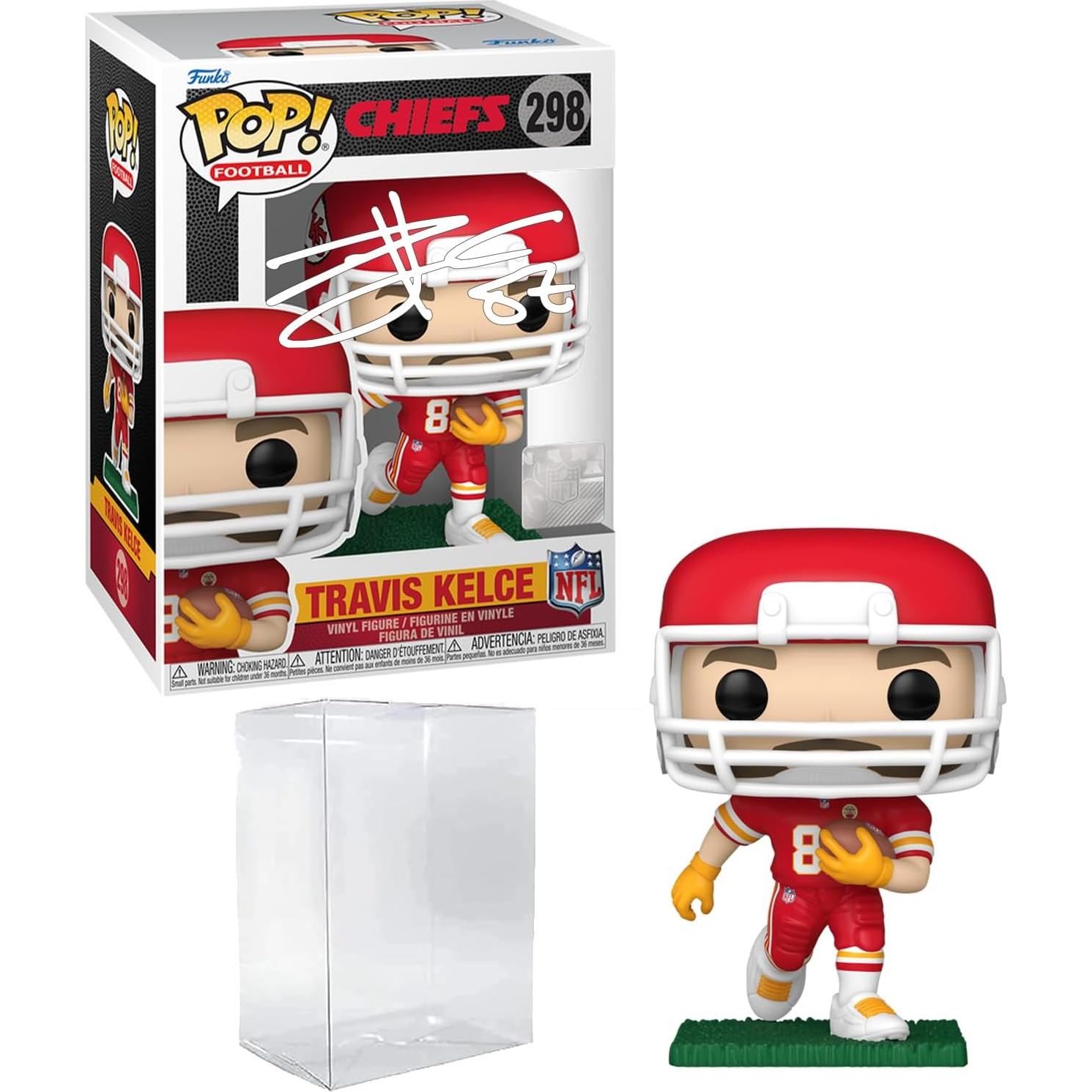 Funko Pop Travis Kelce #298 Autografiado Facsímil NFL