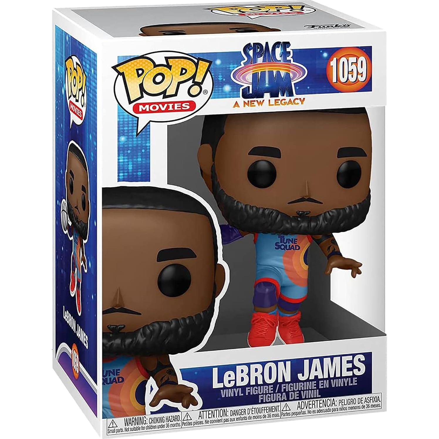 Funko POP Lebron James Saltando Space Jam Nueva Era 9.5 cm