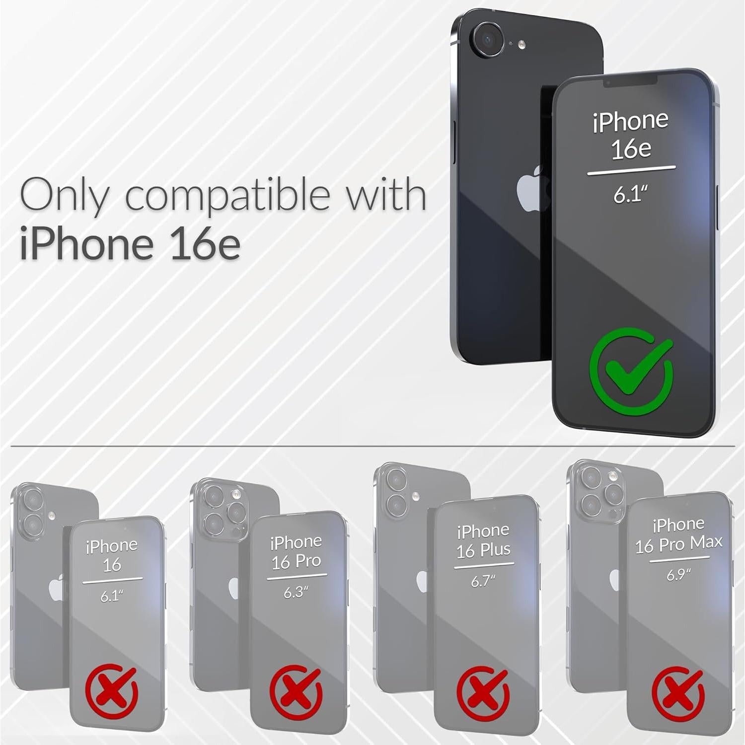 Funda Dual Guard Crave para iPhone 16e - Verde Bosque