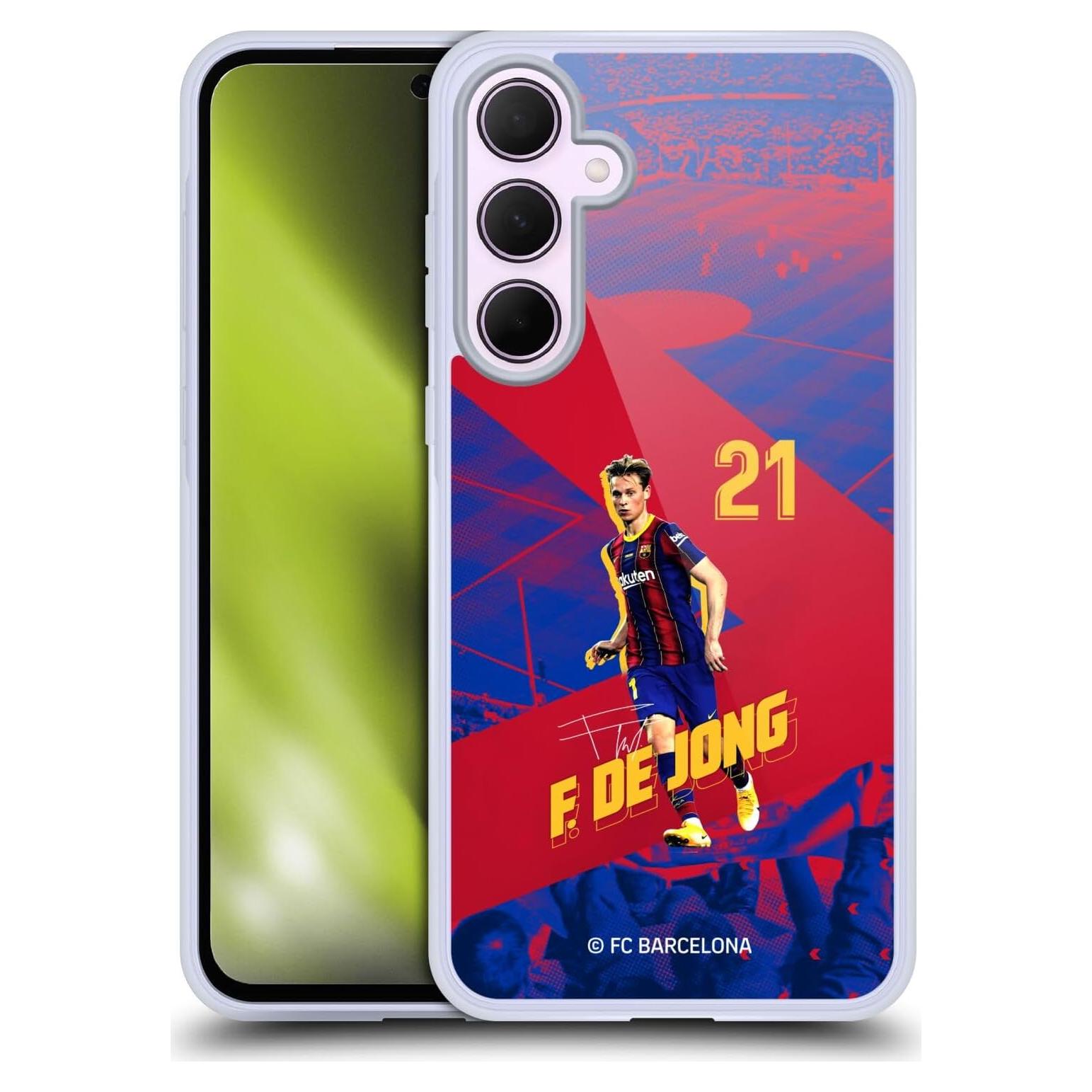 Funda de Gel Samsung Galaxy A35 5G FC Barcelona Frenkie De Jong