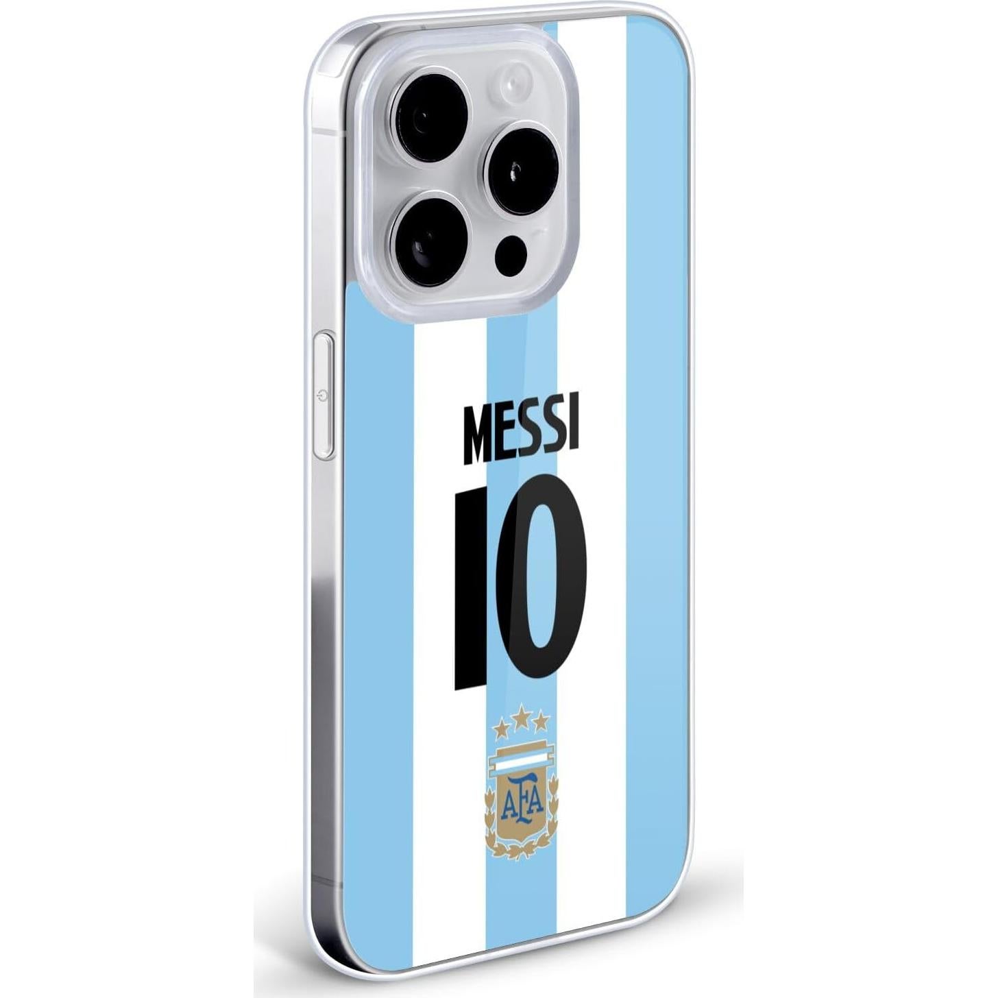 Funda de Gel Suave Head Case para iPhone 15 Argentina Messi