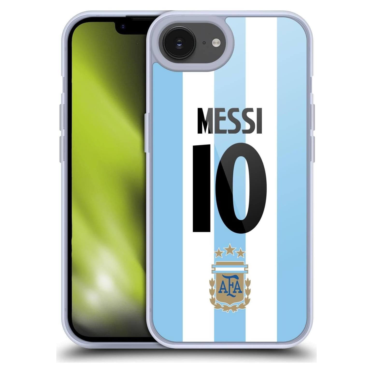 Funda de Gel Grado Militar AFA Lionel Messi para iPhone 16e