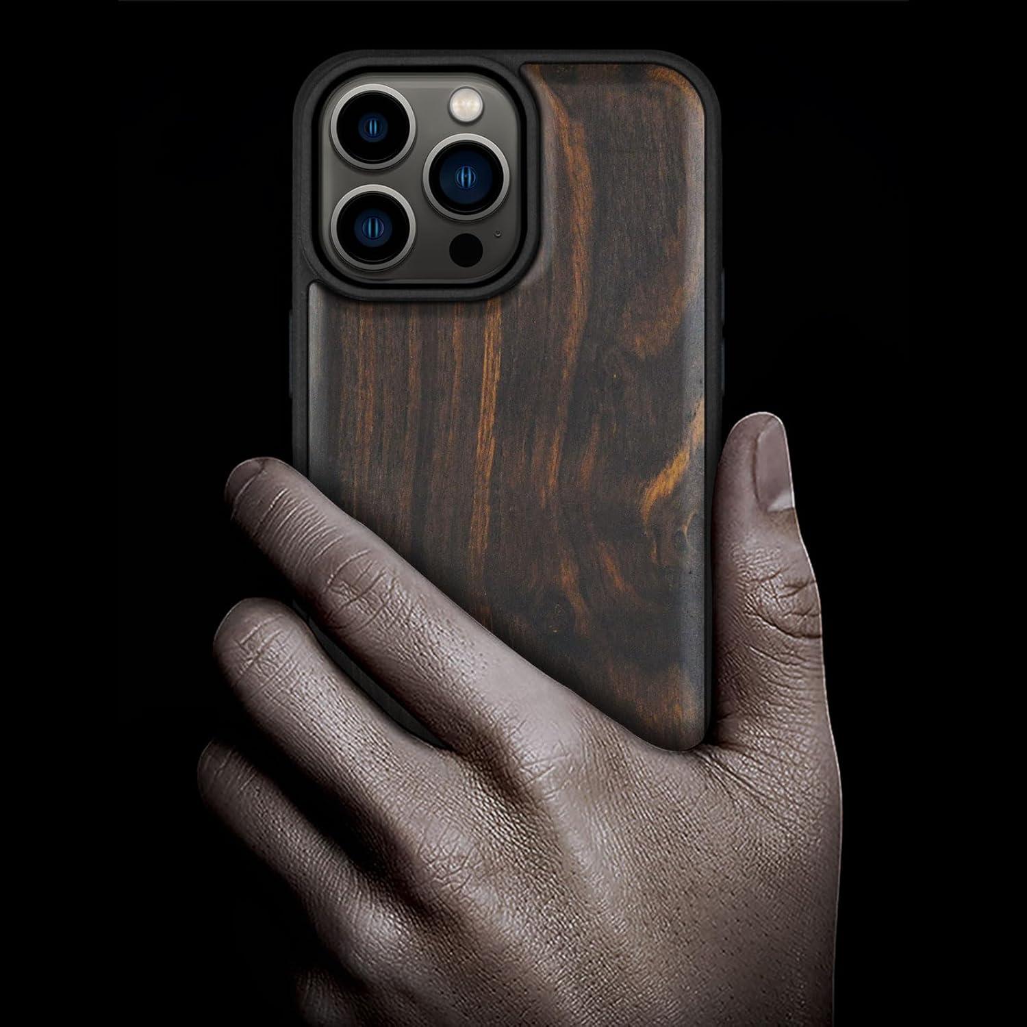 Funda de Madera Magnética Carveit para iPhone 15 Pro Max
