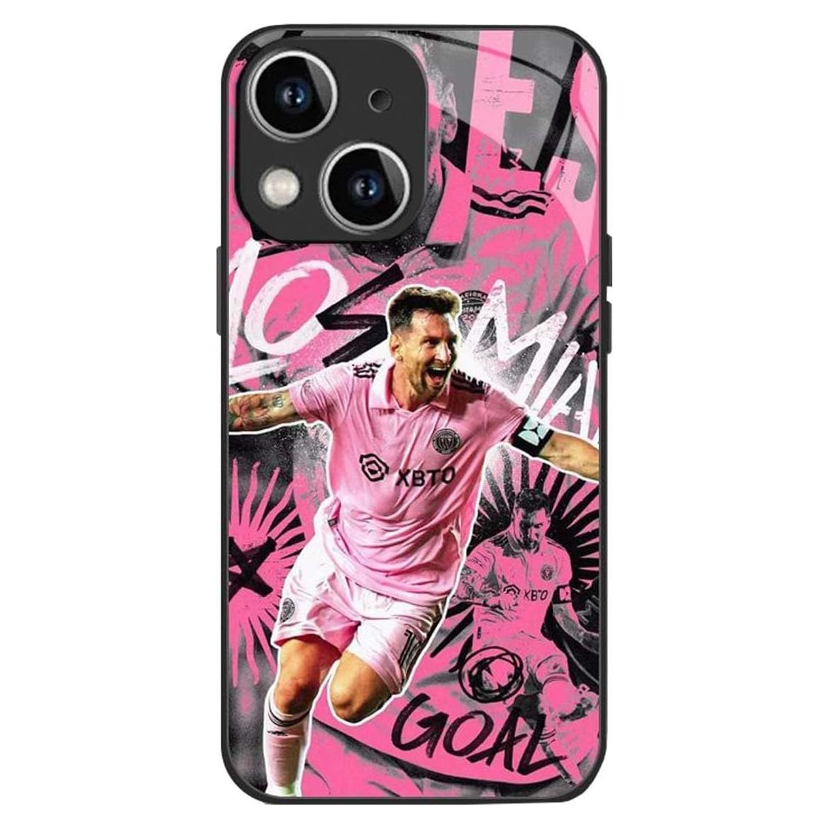 Funda Bumper ZERMU para iPhone 14 - Messi Inter Soccer #10