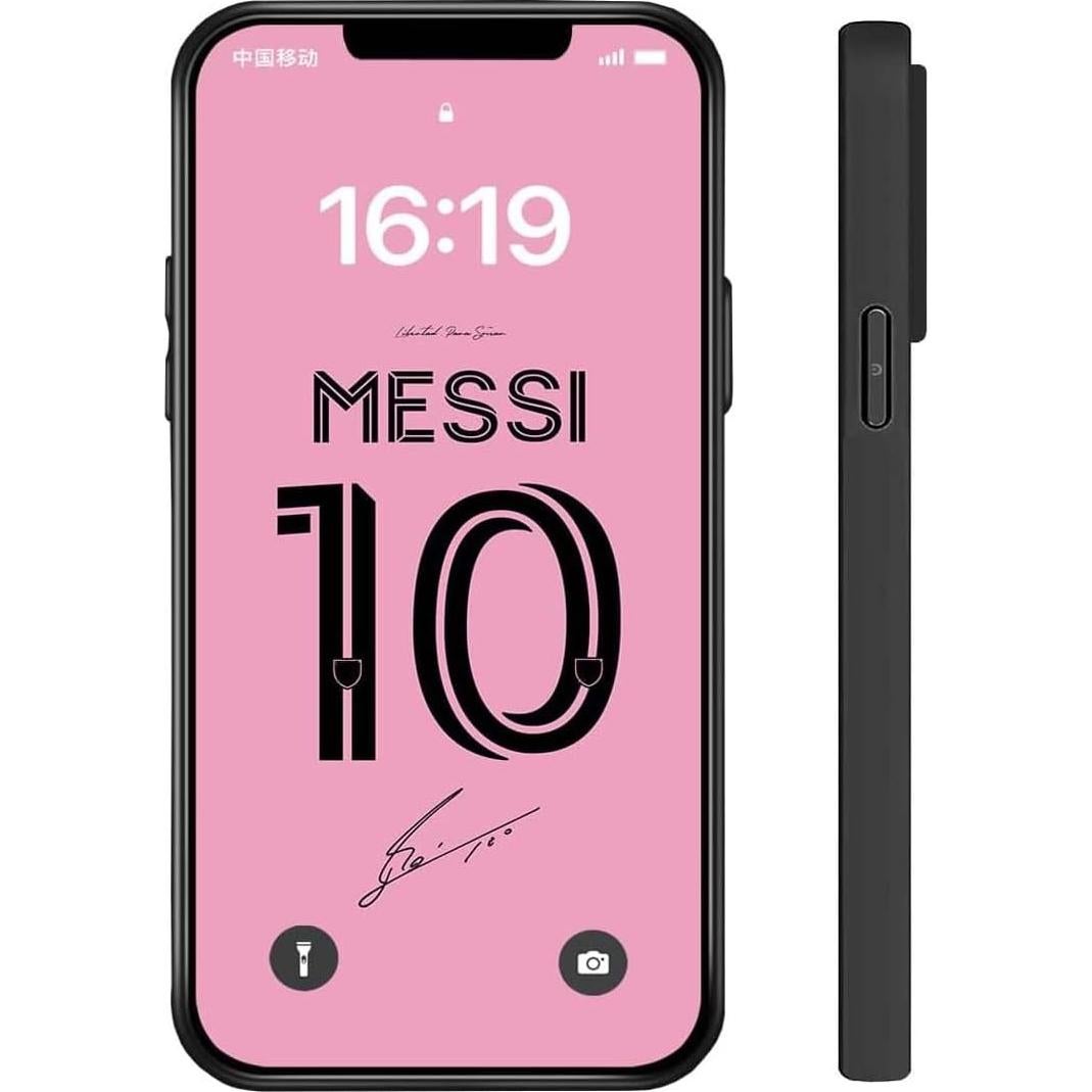 Funda Bumper ZERMU para iPhone 14 - Messi Inter Soccer #10