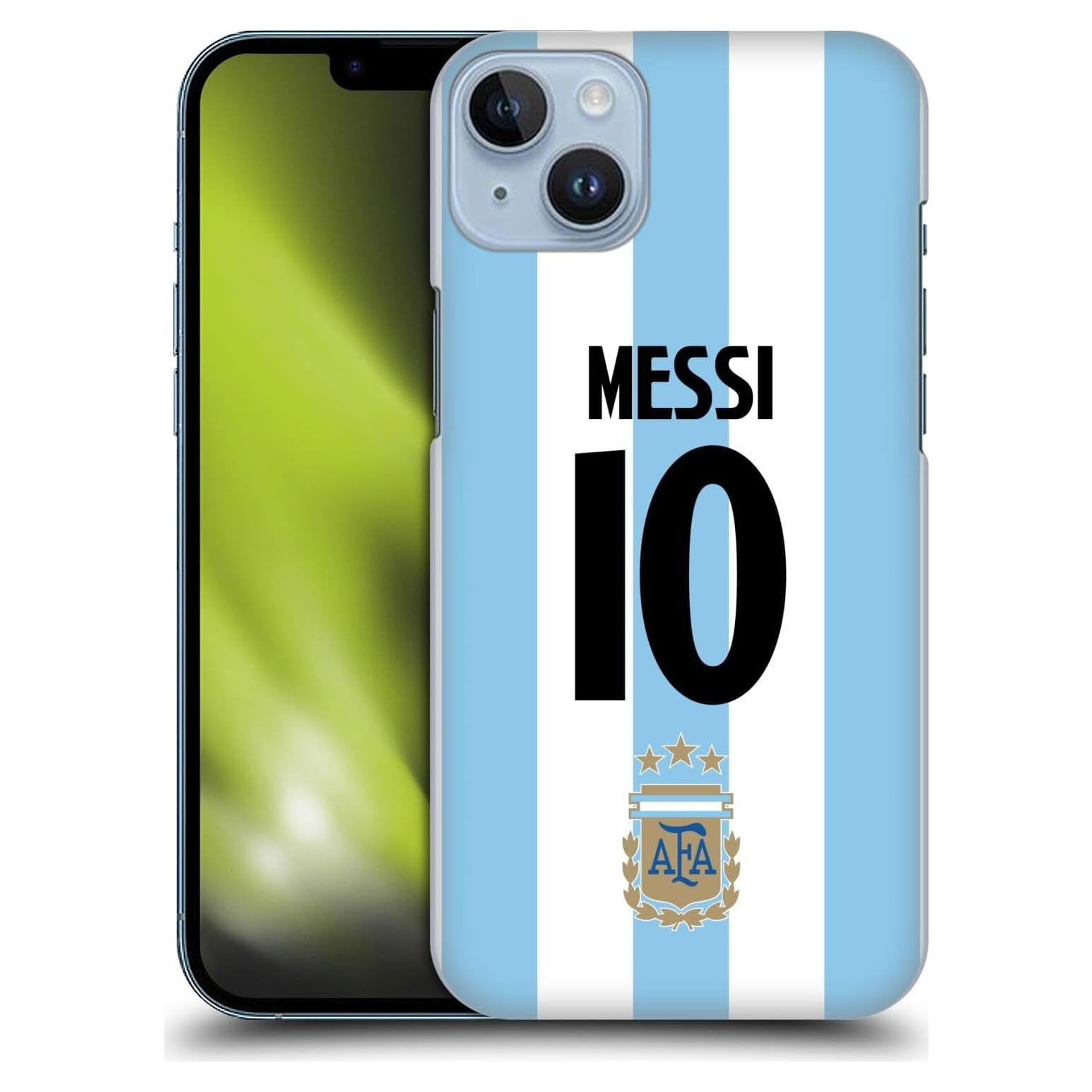 Funda Dura Oficialmente Licenciada Argentina Lionel Messi iPhone 14 Plus