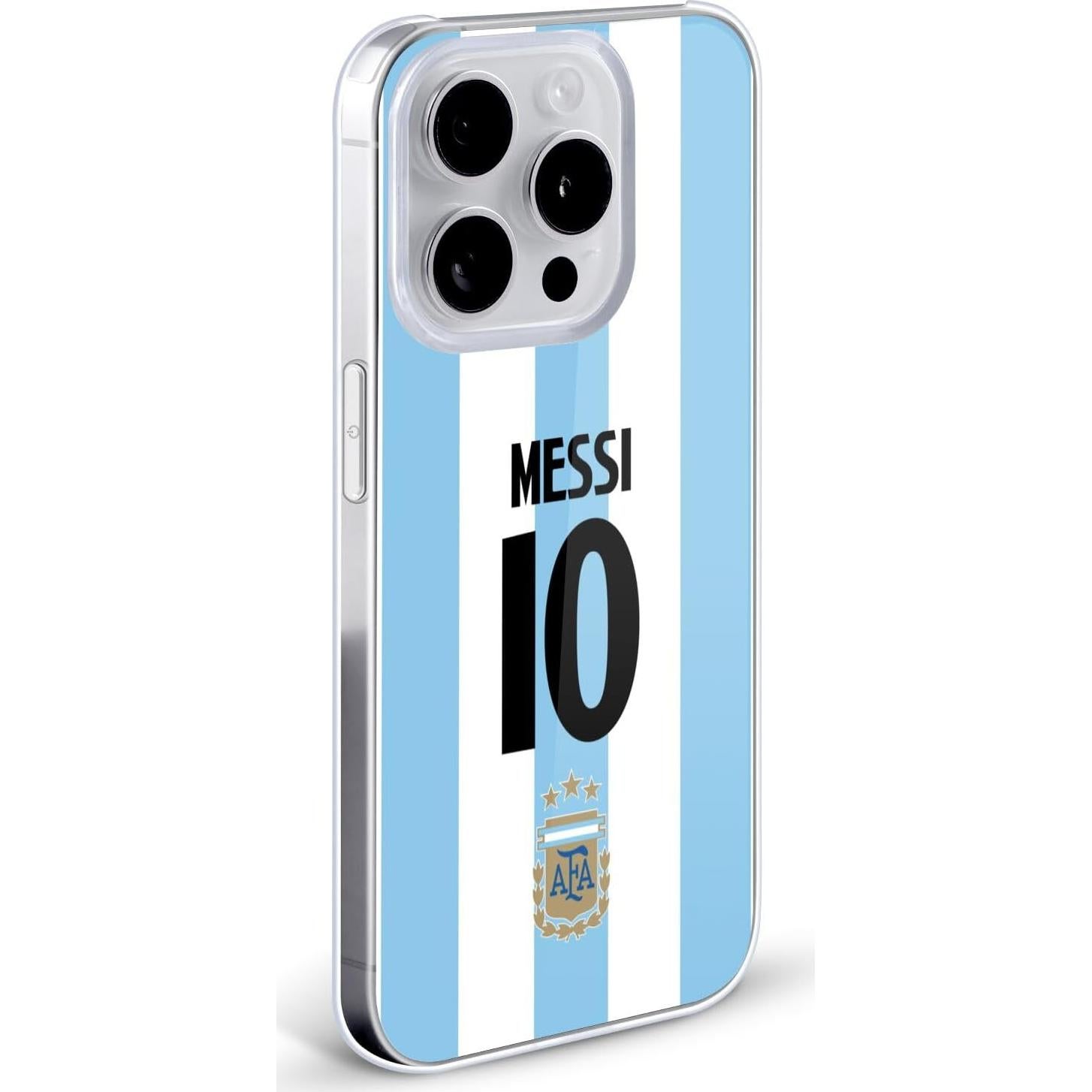 Funda Dura Oficialmente Licenciada Argentina Lionel Messi iPhone 14 Plus