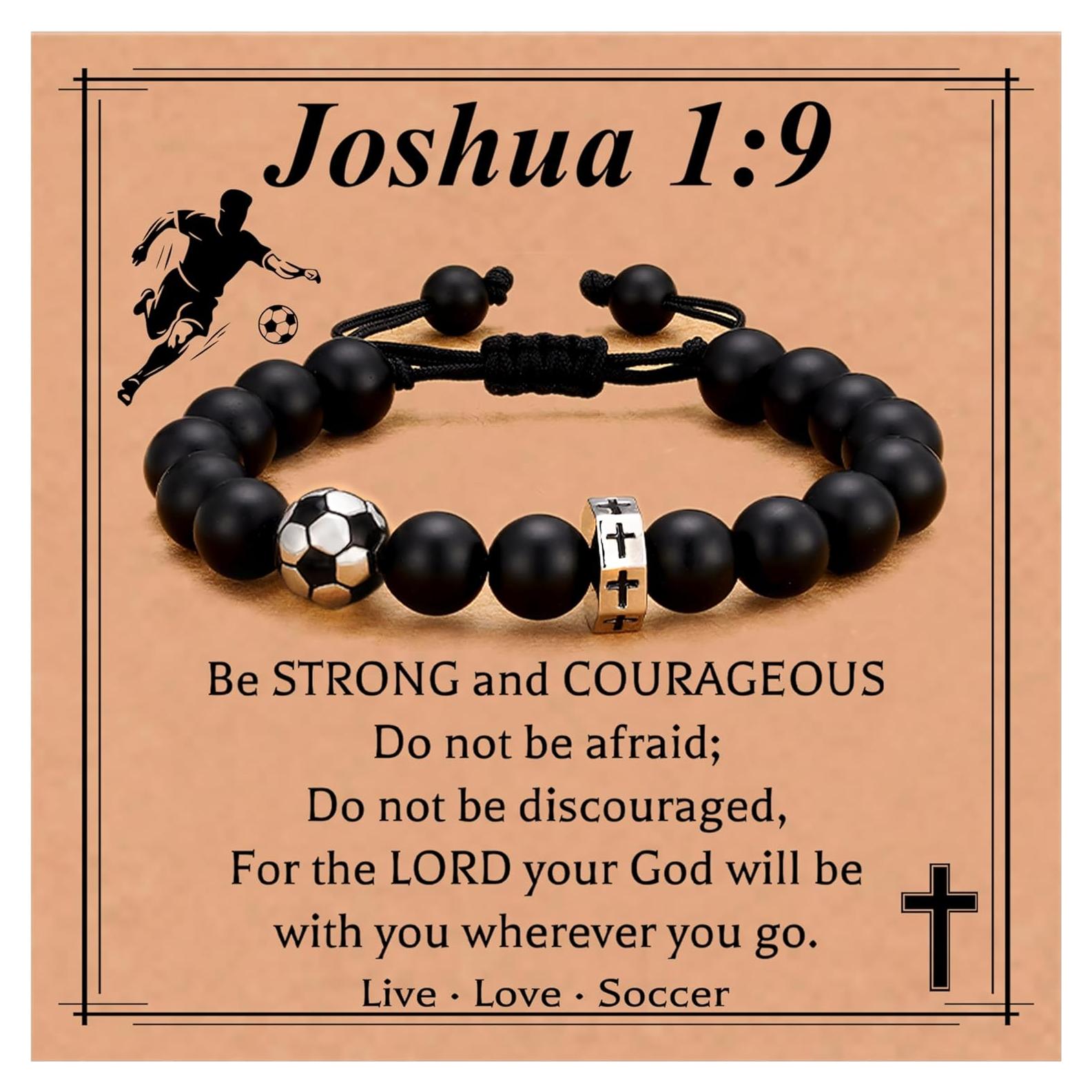 Pulsera de cuentas de fútbol para niños Miss Chipmunk 14-25 cm