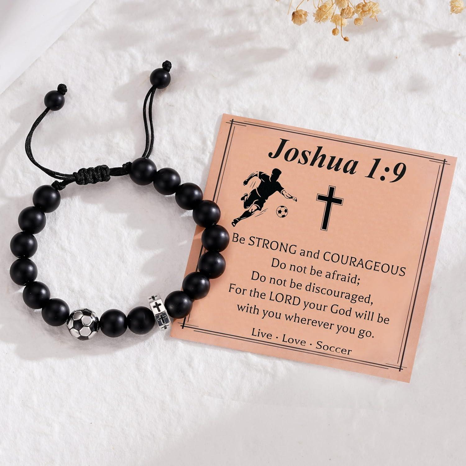 Pulsera de cuentas de fútbol para niños Miss Chipmunk 14-25 cm