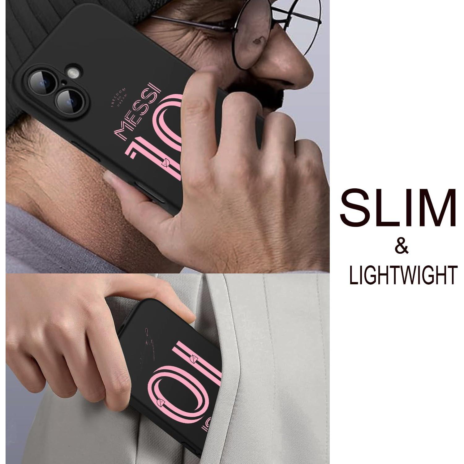 Funda Bumper ZERMU para iPhone 16 Pro 6.3" Messi Inter Miami