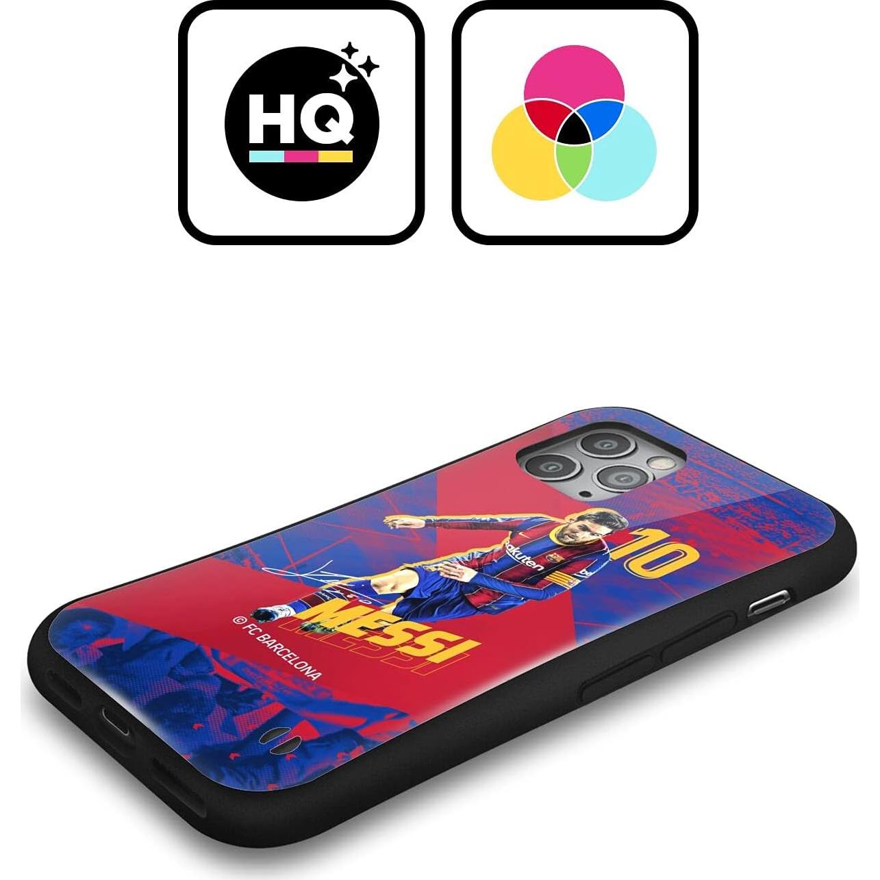 Funda Híbrida FC Barcelona Lionel Messi para iPhone 16 Pro Max