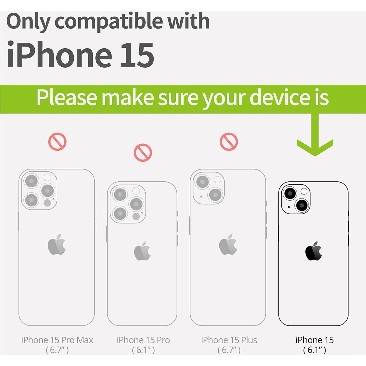 Funda de Madera Magnética Carveit para iPhone 15 - Bandera Americana