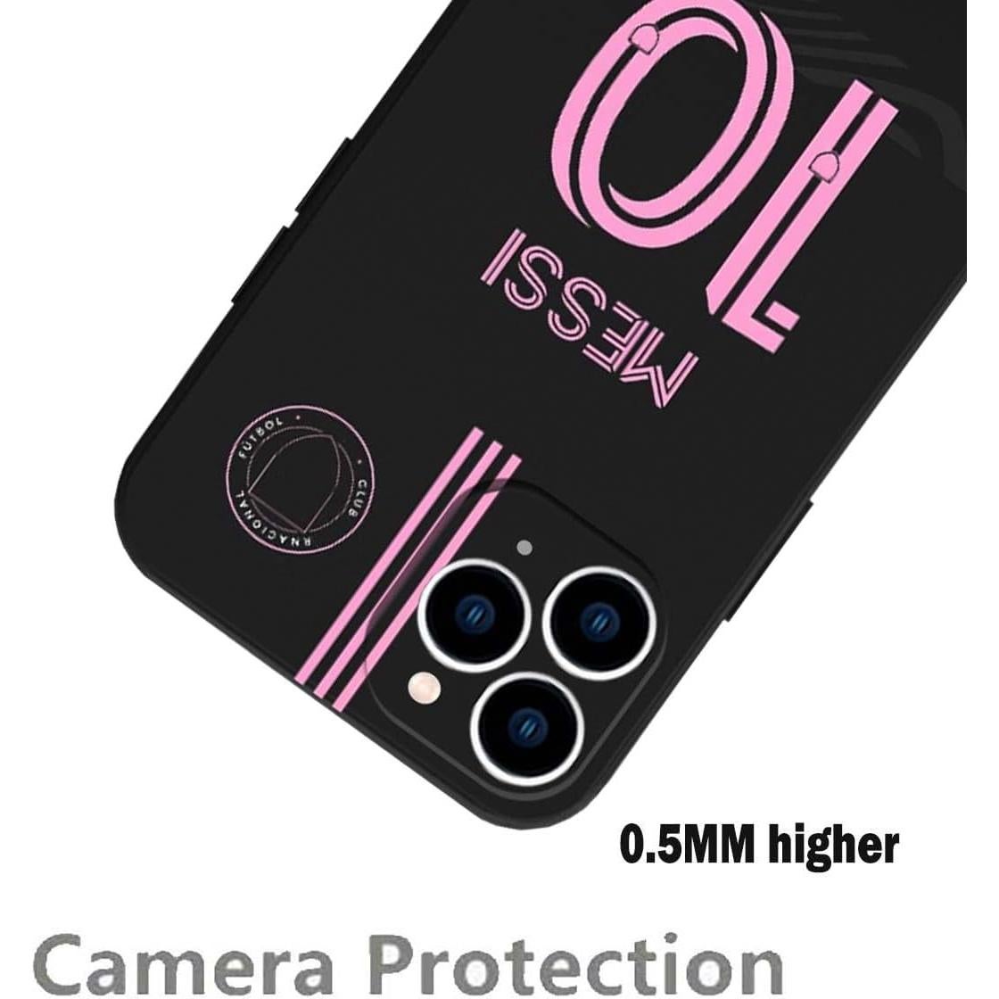 Funda Bumper ZERMU para iPhone 14 Pro Max Lionel Messi