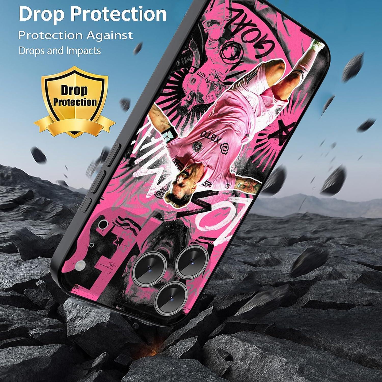 Funda ZERMU para iPhone 17 Pro 6.3" Fútbol Diseño Elegante