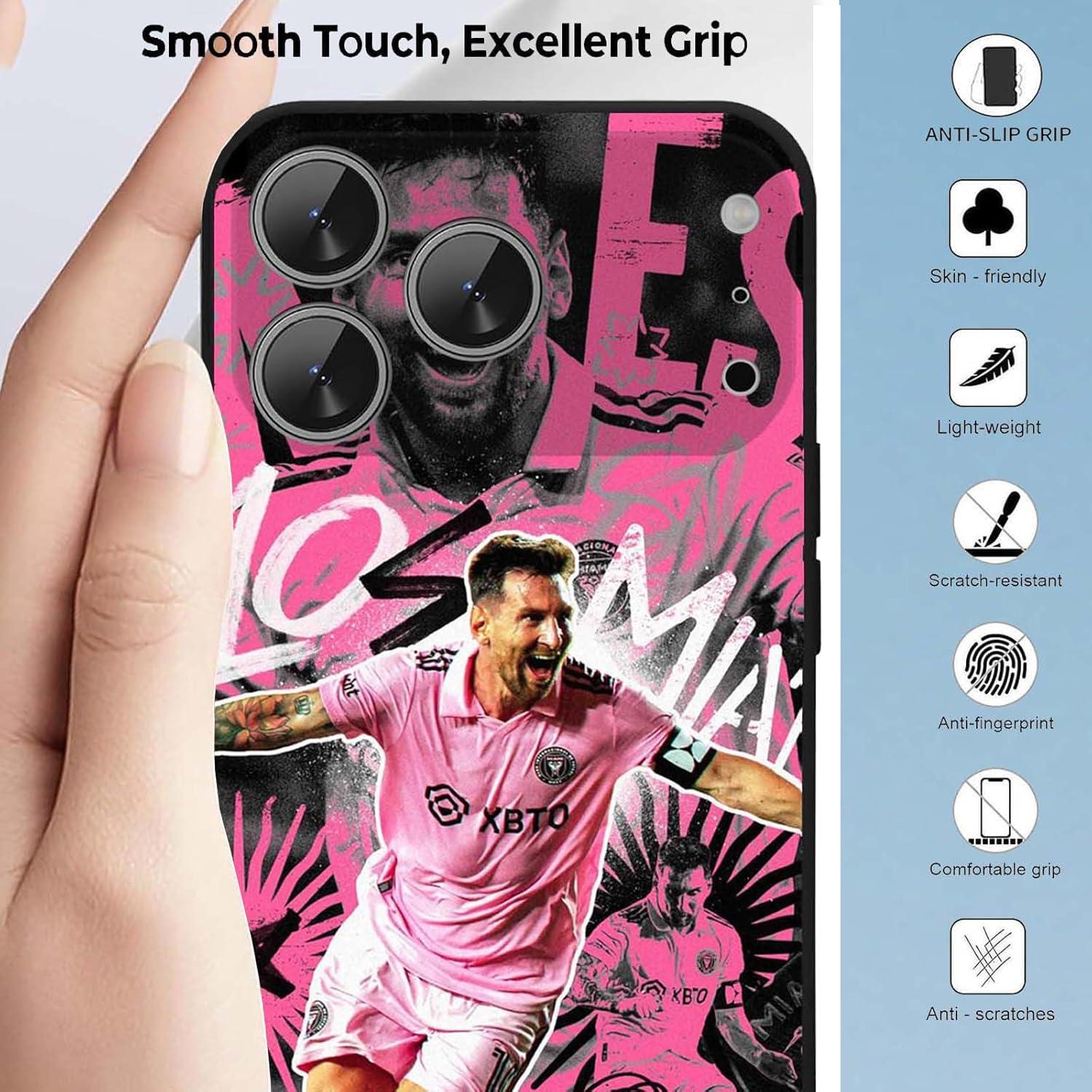 Funda ZERMU para iPhone 17 Pro 6.3" Fútbol Diseño Elegante