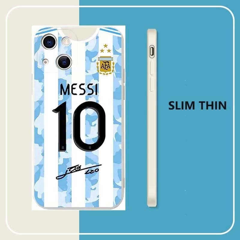 Funda Bumper ZERMU para iPhone 14 Pro - Silicona TPU Messi