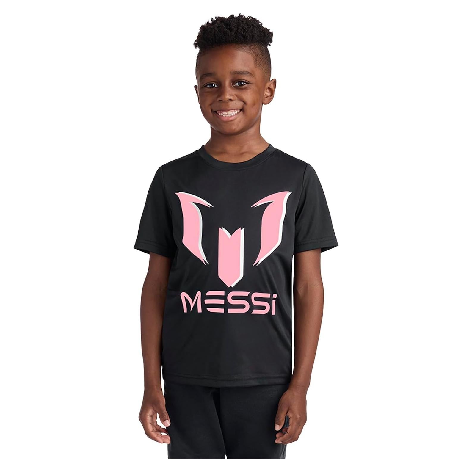 Camiseta de Manga Corta Messi para Niños - Ajuste Cómodo