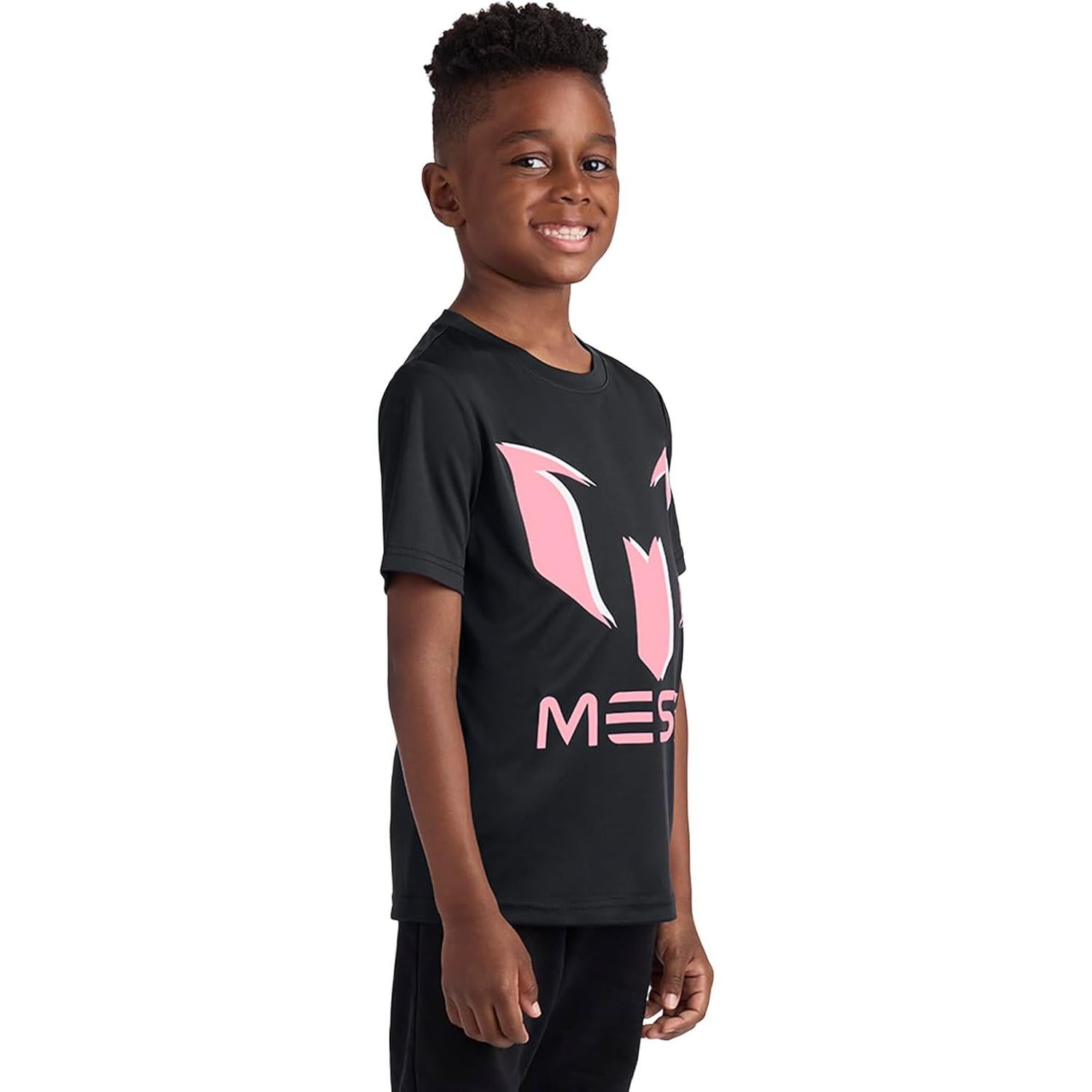 Camiseta de Manga Corta Messi para Niños - Ajuste Cómodo