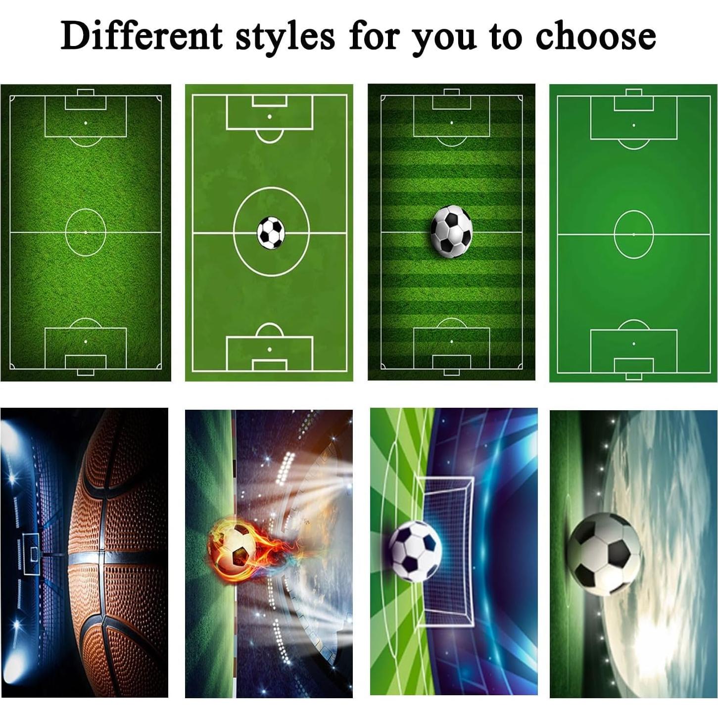 Alfombra Infantil de Fútbol ZFHNYJWKL 80x120 cm Antideslizante