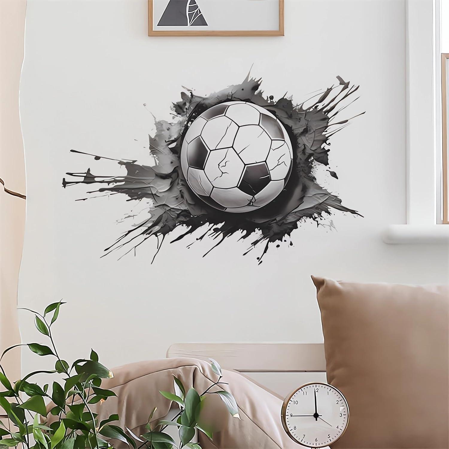 Calcomanías de Pared Deportivas 3D Sacinora - Fútbol
