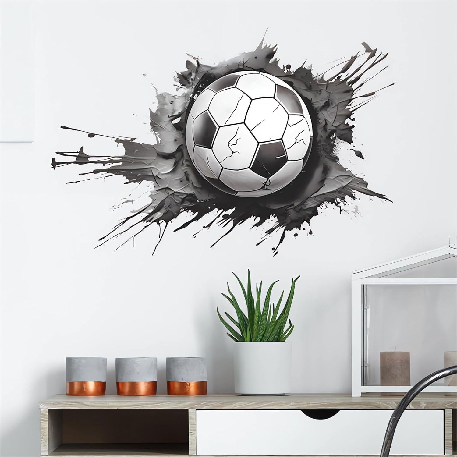 Calcomanías de Pared Deportivas 3D Sacinora - Fútbol