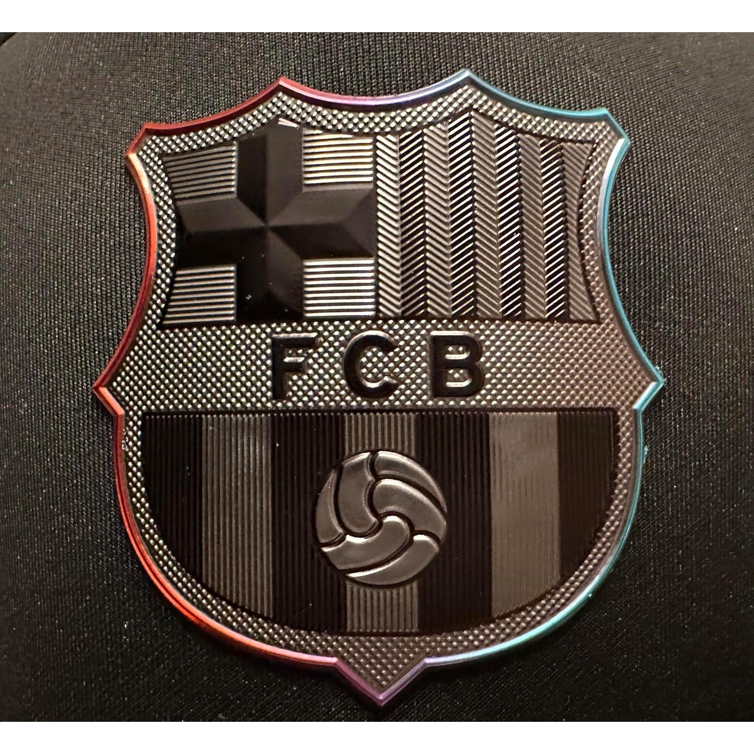 Gorra de Fútbol Unisex Pich-On Barcelona Negra Ajustable