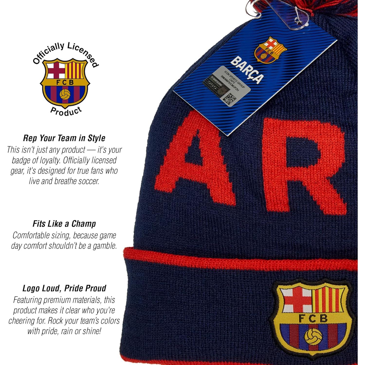 Gorro de Fútbol Icon Sports FC Barcelona Adulto Unisex