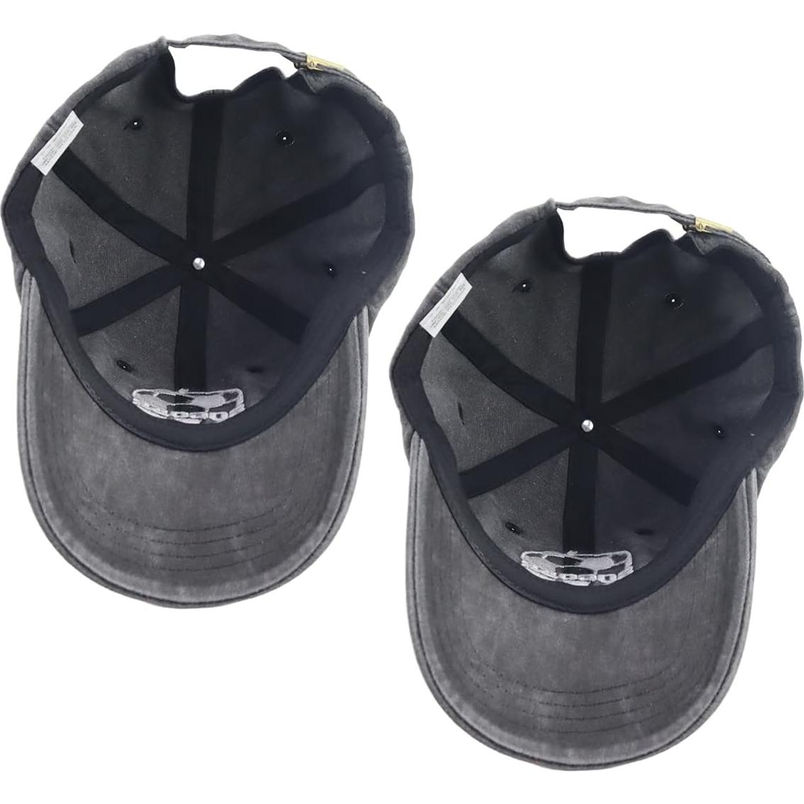 Gorras de Fútbol para Papá y Mamá 100% Algodón - 2 PCS