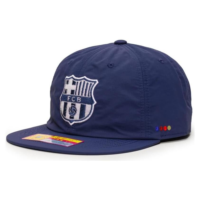 Gorra Snapback Barcelona Pipeline Azul 6 Paneles Unisex