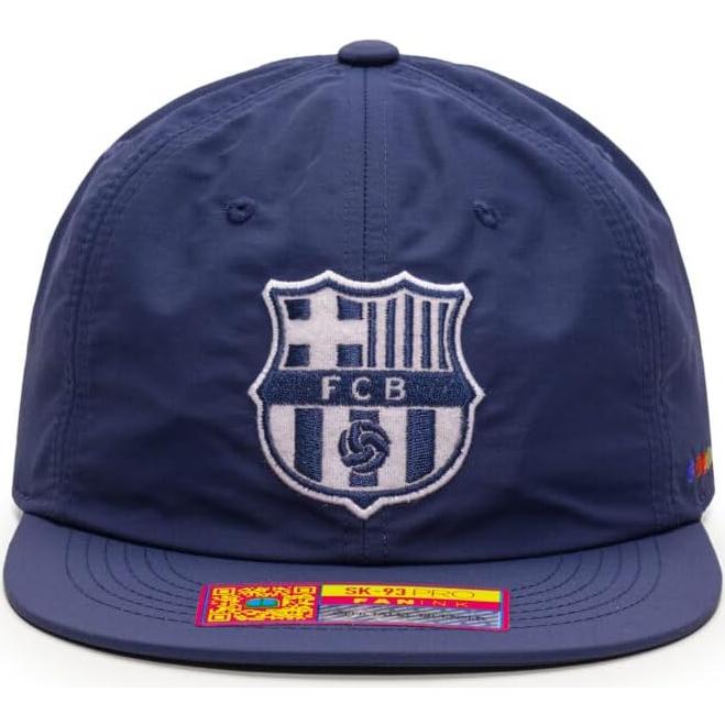 Gorra Snapback Barcelona Pipeline Azul 6 Paneles Unisex