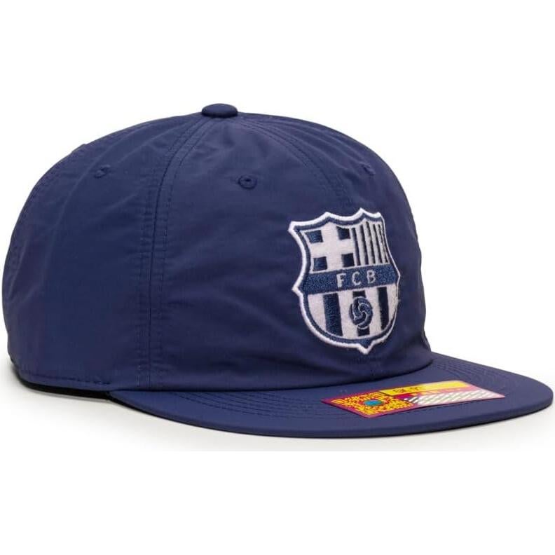 Gorra Snapback Barcelona Pipeline Azul 6 Paneles Unisex