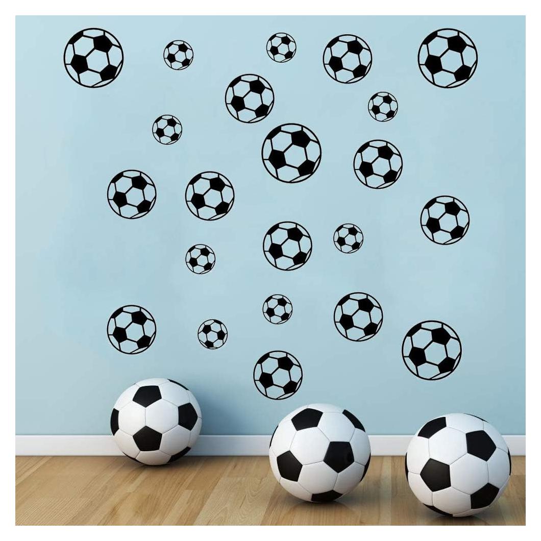 Calcomanías de Fútbol SITAKE 43 Pcs Vinilo Impermeable
