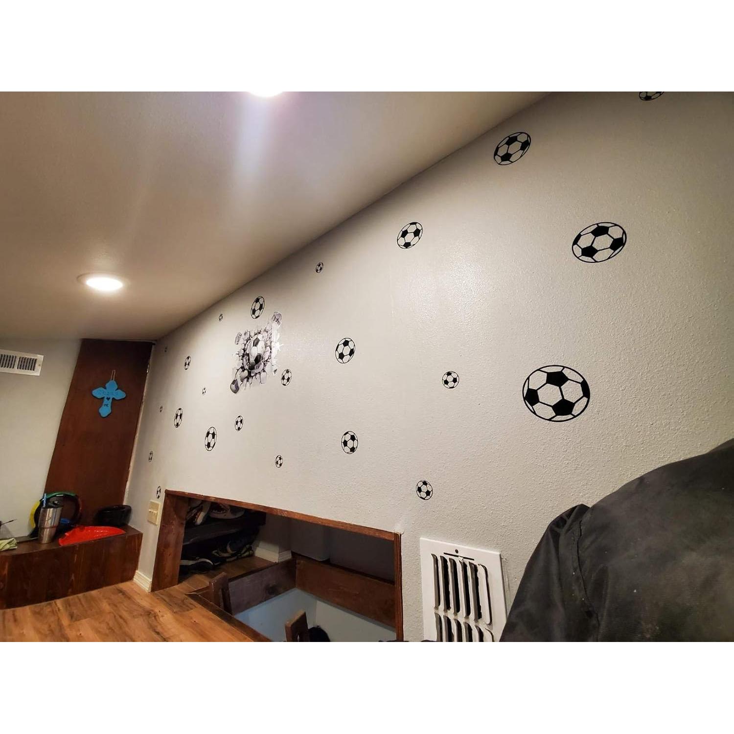 Calcomanías de Fútbol SITAKE 43 Pcs Vinilo Impermeable