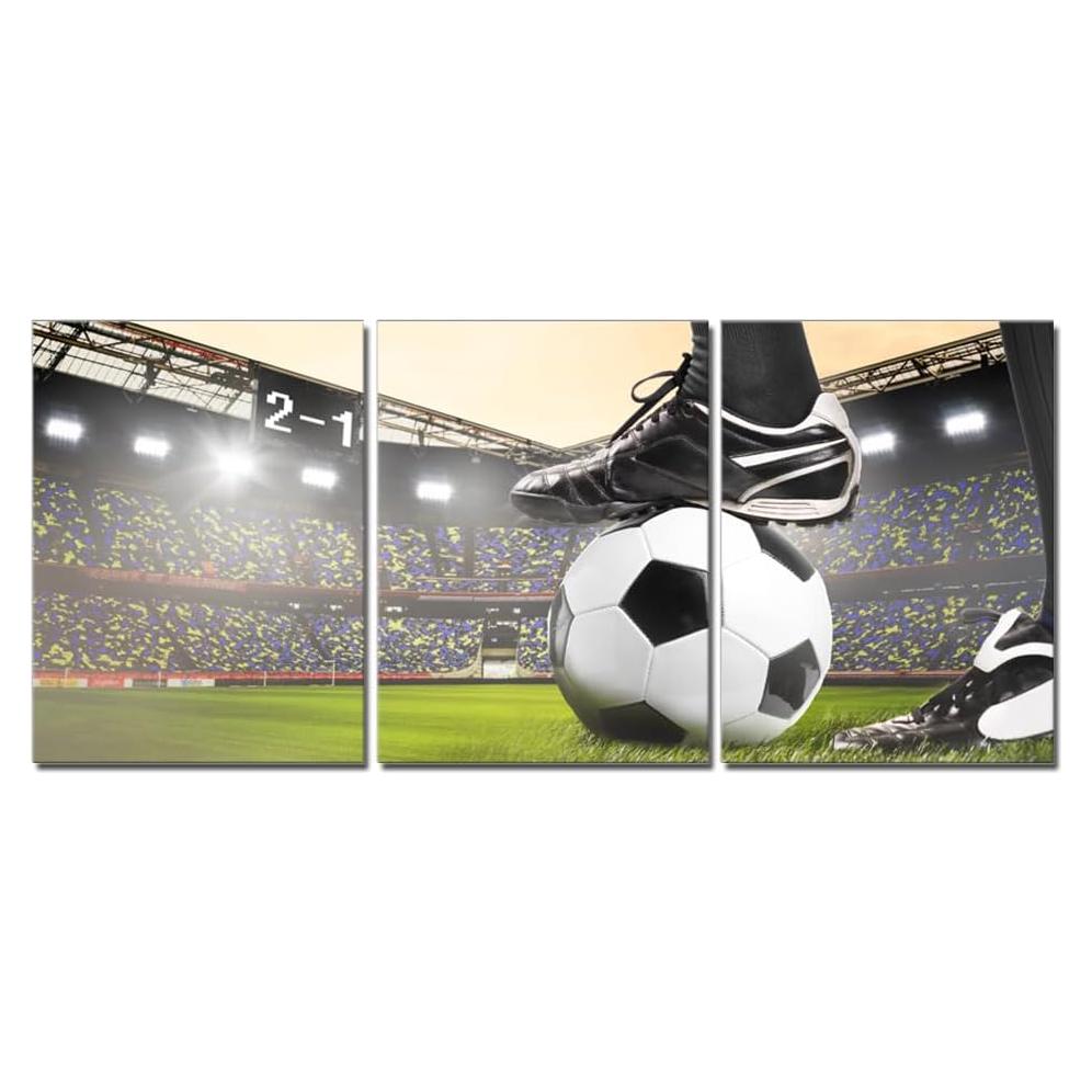 Cuadro de Arte de Pared Infantil TAOMI Fútbol 30.48x40.64cm