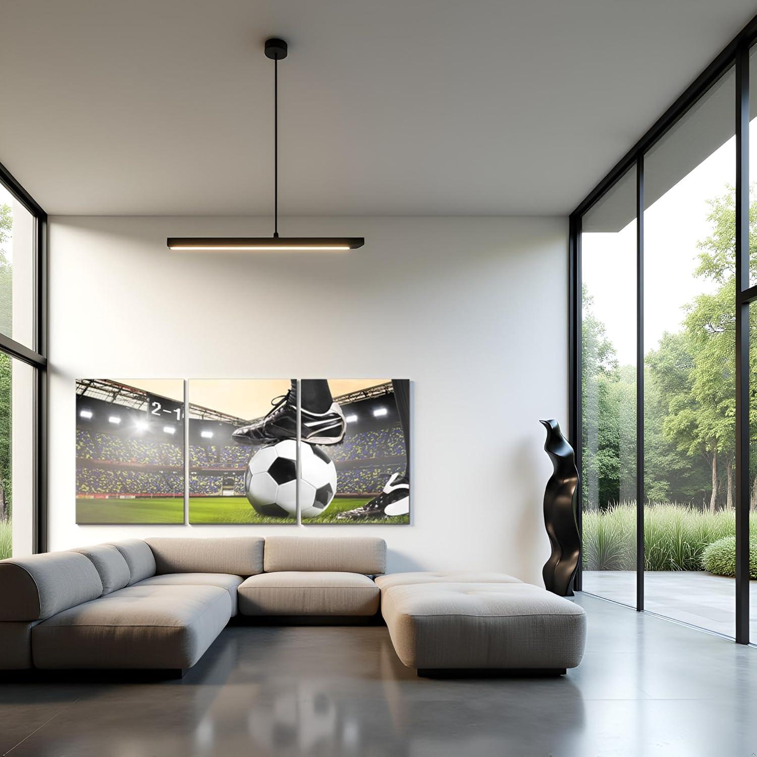 Cuadro de Arte de Pared Infantil TAOMI Fútbol 30.48x40.64cm