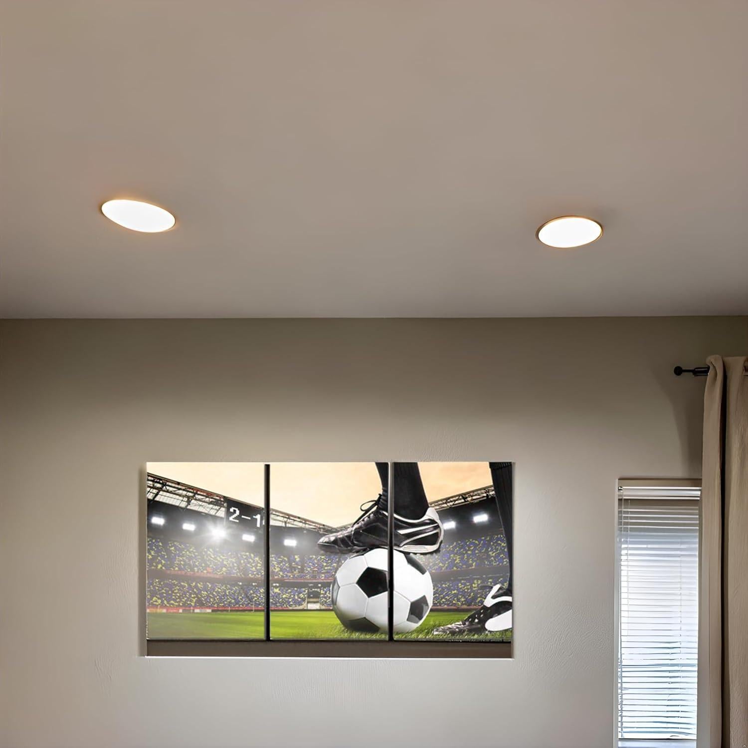 Cuadro de Arte de Pared Infantil TAOMI Fútbol 30.48x40.64cm