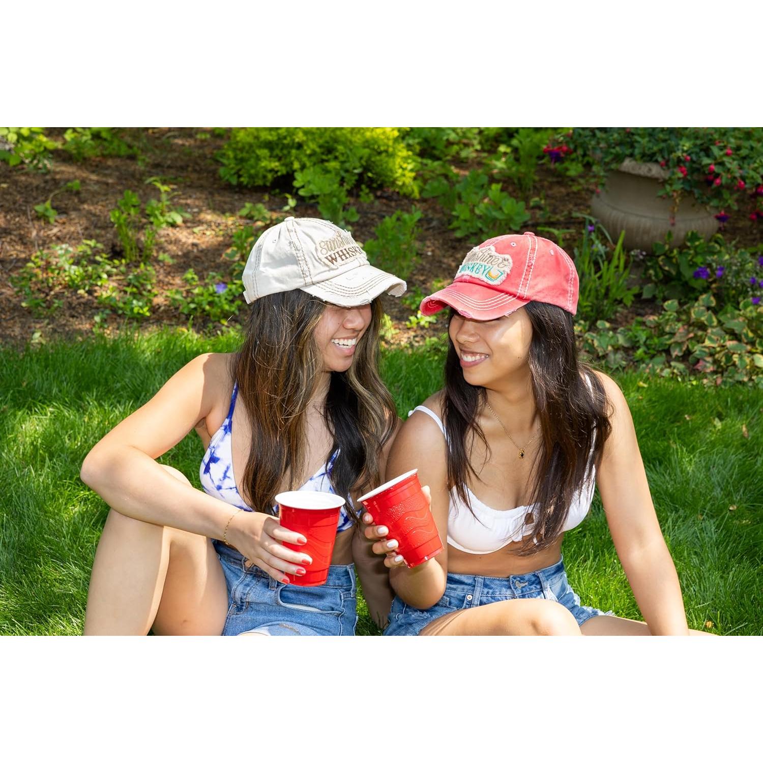 Gorra de béisbol vintage Funky Junque mujer ajustable algodón