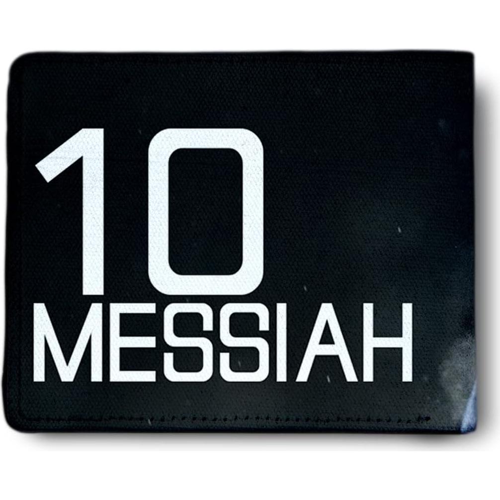 Cartera de PU Lionel Messi para Hombres y Niños - 11.5x2x9.5 cm