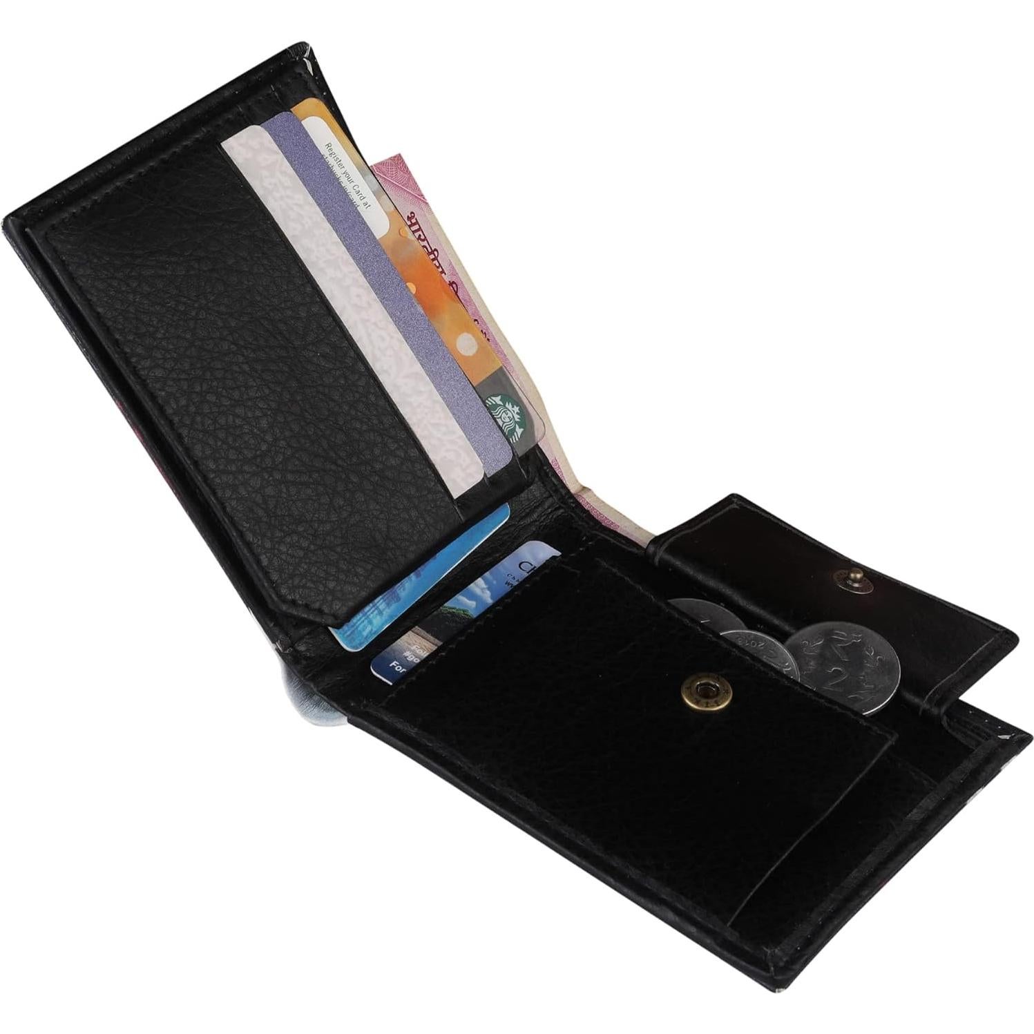 Cartera de PU Lionel Messi para Hombres y Niños - 11.5x2x9.5 cm