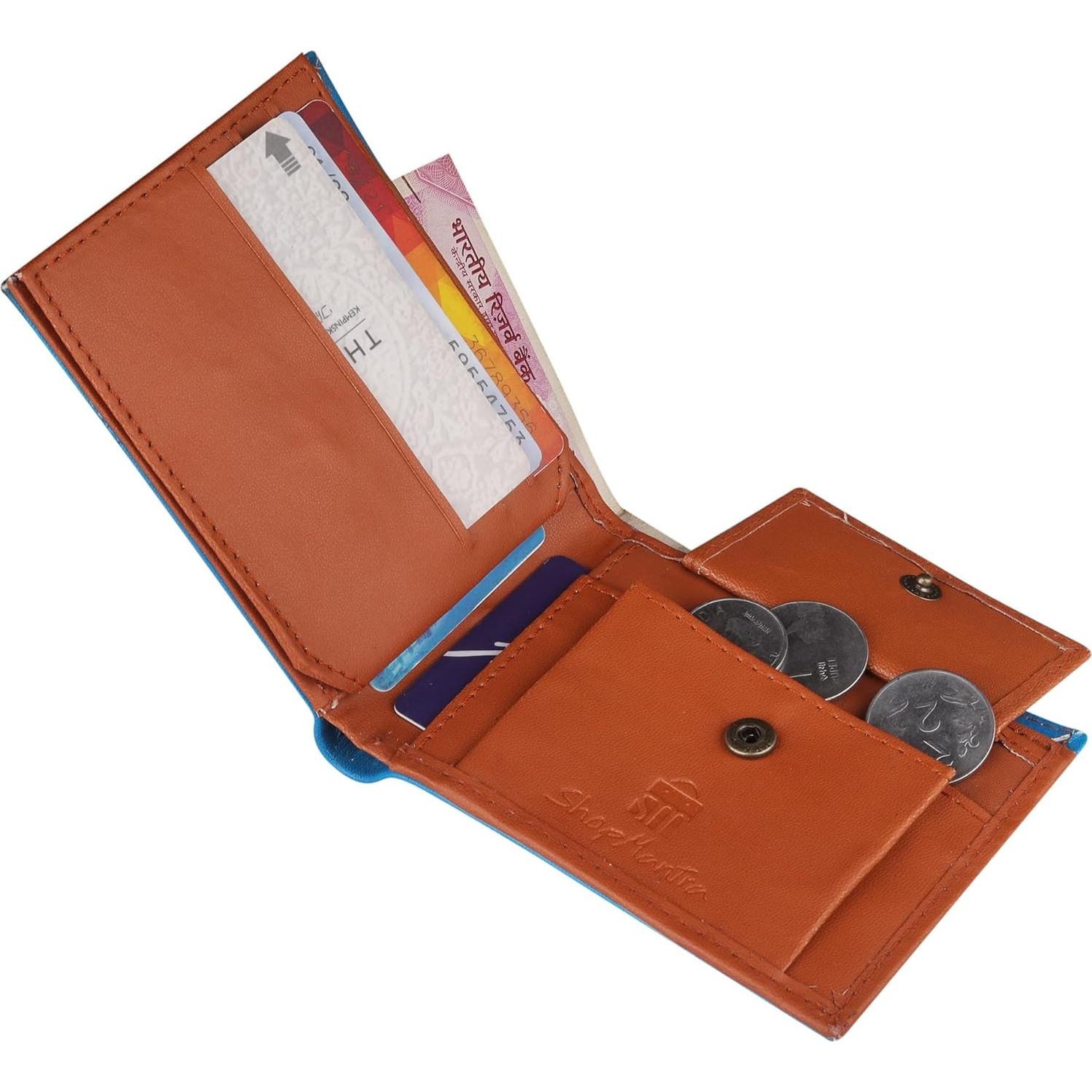 Cartera de PU Lionel Messi para Hombres y Niños - 7 Ranuras