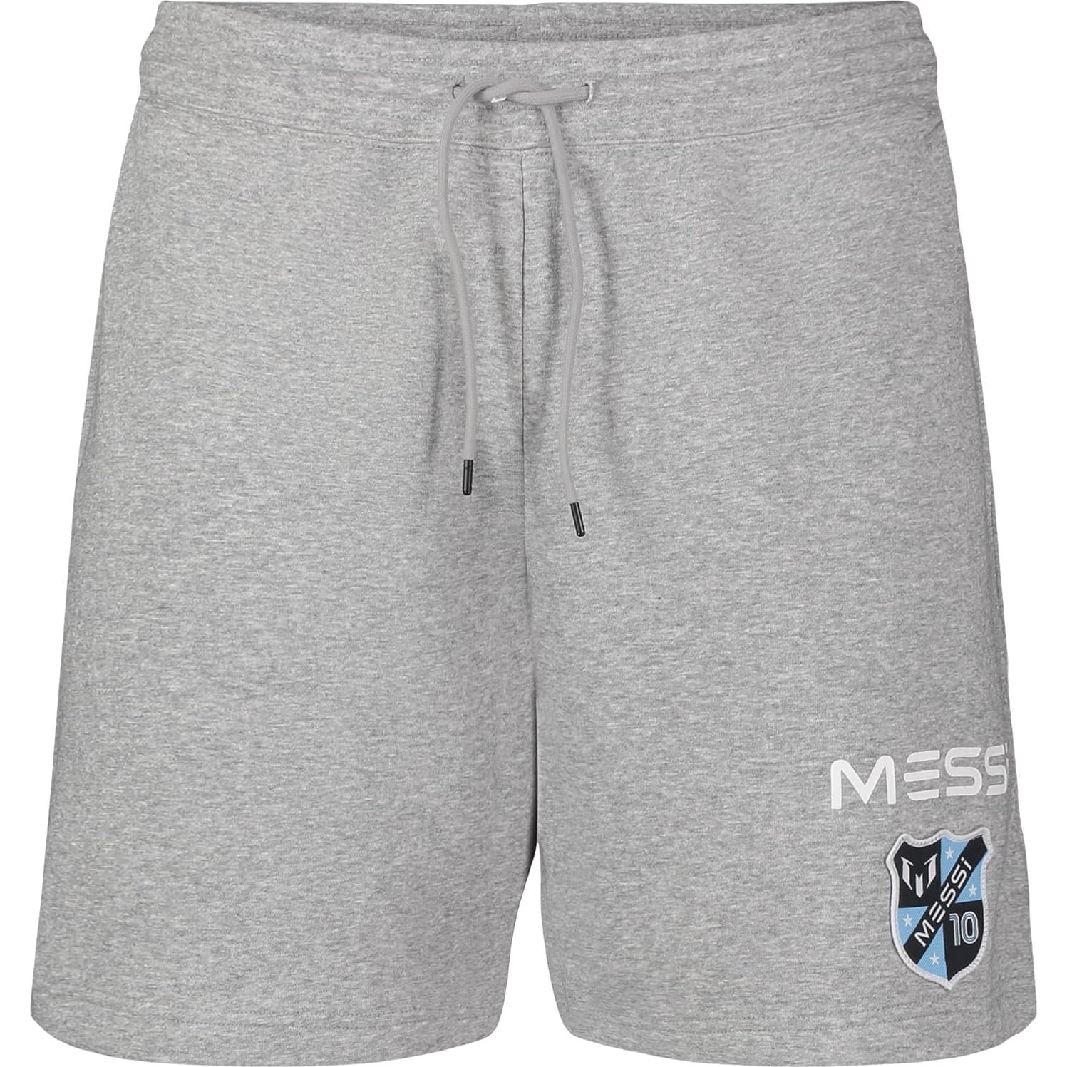 Pantalones Cortos de Forro Polar Messi para Hombre - Gris