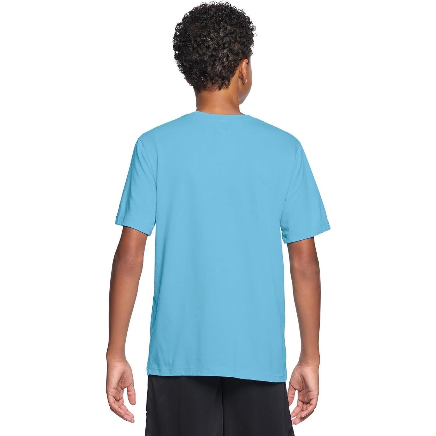 Camiseta de Manga Corta Messi para Niños Azul 14-16