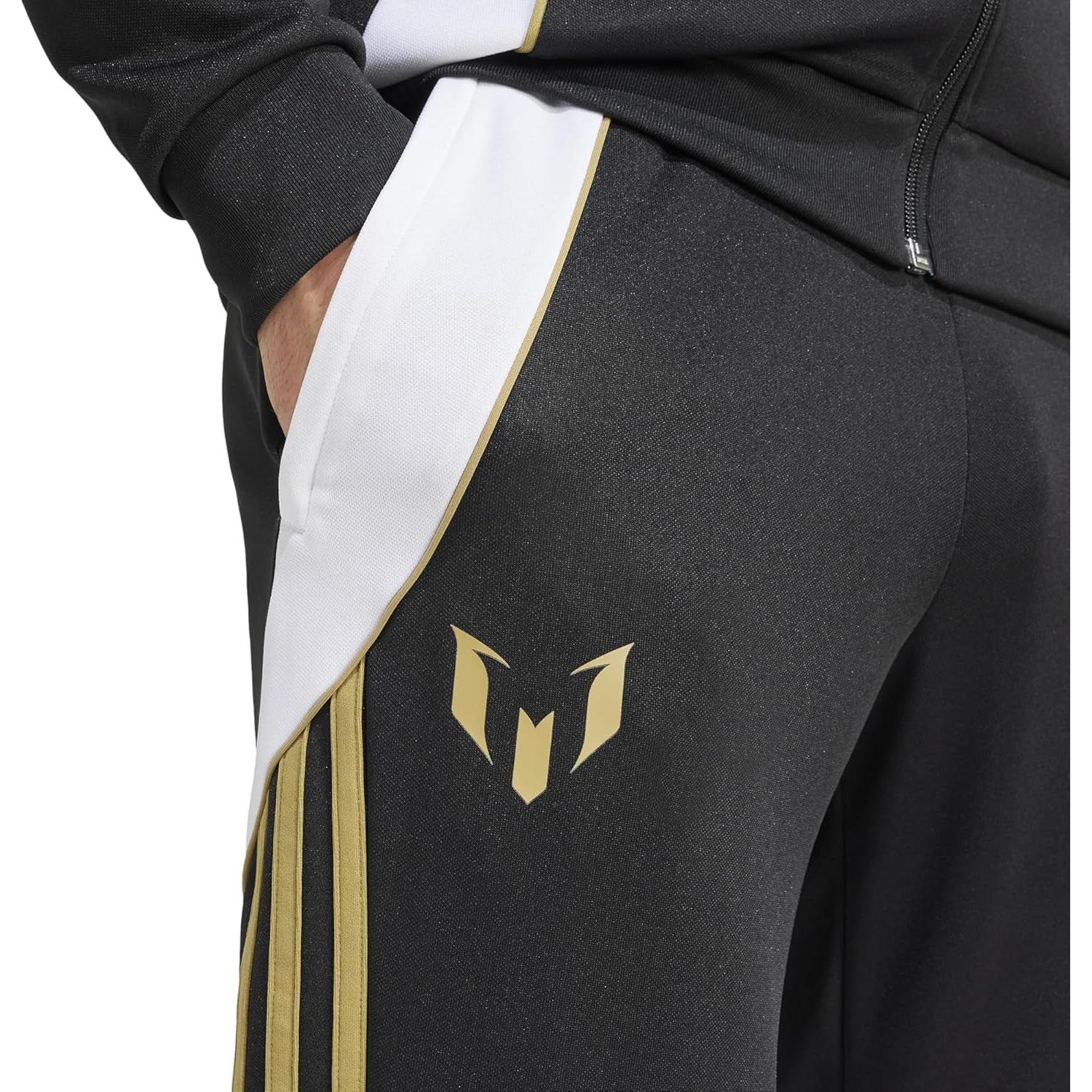 Pantalones de chándal para hombres Adidas Messi Negro