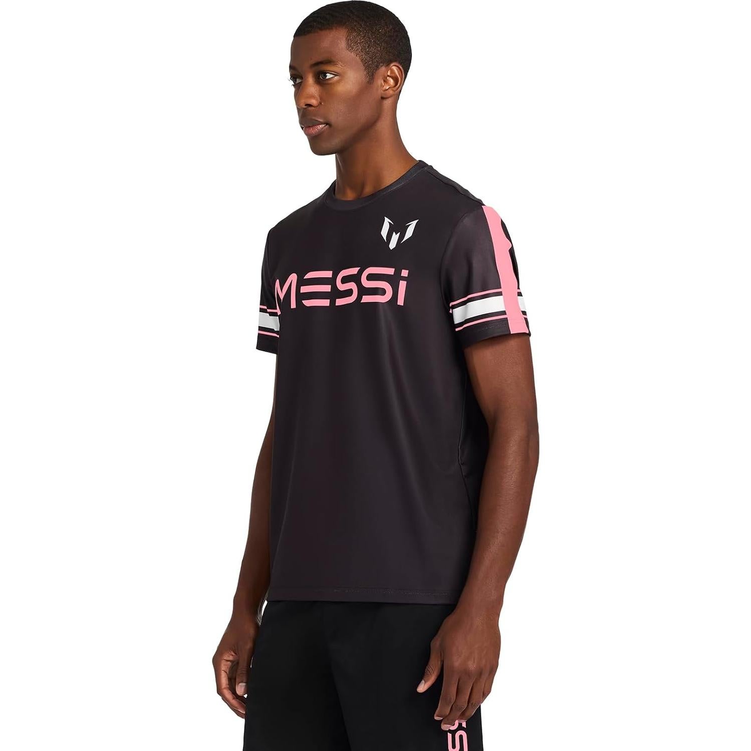 Camiseta de Malla para Hombre Messi, Ajuste Estándar, Mediana