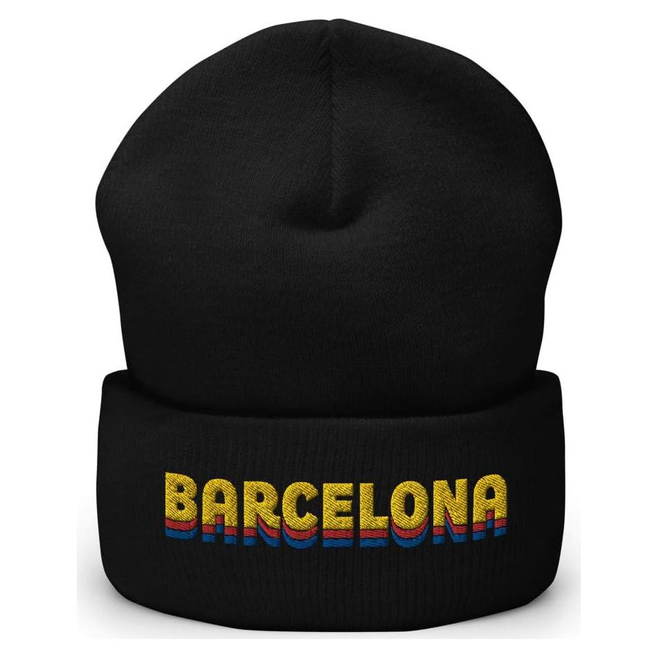 Gorro Cuff Dedbol Barcelona Negro 30.48 cm Unisex