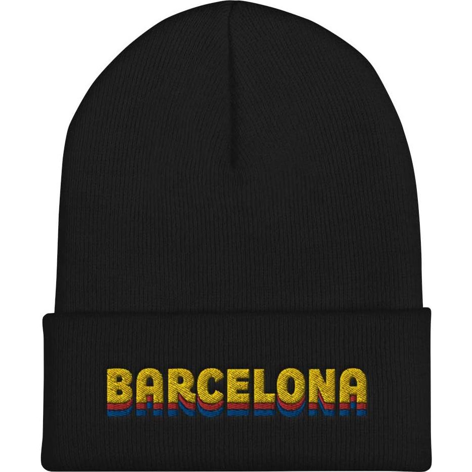 Gorro Cuff Dedbol Barcelona Negro 30.48 cm Unisex