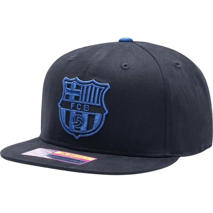 Gorra Snapback FC Barcelona Locale - Diseño Coordenadas Negro